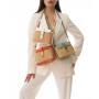 Summer Straw Beach Bags Fashion Woven Grass Bucket Bag Luxury Leather Ladies Handbag