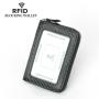 RFID Safe Men's Microfiber Leather Accordion Wallets Anti-Theft Short Wallet Credit Card Purse Holder Wallets For man