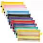 Gelory Zipper Mesh Pouch Pencil Pouch Zipper File Bags Multipurpose Travel Bags for Office Supplies Travel