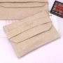 2023 New Design Thick Canvas Envelope Dust Bag For Gift Tableware Packing Custom Logo Printed Natural Cotton Flap Pouch