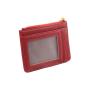 popular small slim custom logo card holder wallet card wallet id holder leather wallet keychain