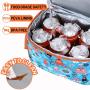 Mini Cooler Back with Customized Pattern Kid Lunch Cooler Tote for School Picnic Travel Outdoor