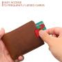 Compact Front Pocket Wallets RFID Blocking Credit Card Holder Mens Slim Wallet