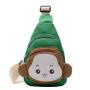 Fashion canvas chest bag custom cartoon child shoulder bag design kids canvas sling waist bag