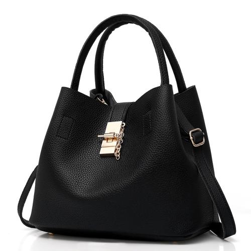 Pu Bucket Bag Women's Fashion Super Fiber Leather Portable Bagtaschen Messenger Bag bolsas para mujer  bolsos-para-mujeres-
