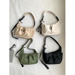 New products large capacity casual neutral nylon bag  fashion plain sports crossbody bag  simple shoulder bag for girls