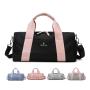 GELORY Customized Logo Durable Travel Duffel Bag Sports Gym Tote Bag with Shoe Compartment