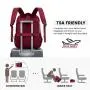 LOVEVOOK Custom Fashion Lightweight bookbag Mochila Travel Stylish Bag College School Business Backpacks for Women with USB port