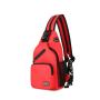 Wholesale Waterproof Large Capacity Travel Backpack With Earphone Hole USB Charging Chest Bags Ladies Crossbody Hand Bag