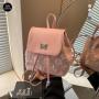 Trending 2023 Mochilas Escolar Pu Leather College Bags School Bags Backpack Bag with Strap and Shoulder Carrying System