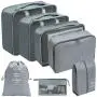 Customized Lightweight Travel Accessories 7 Set Packing Cubes For Suitcases Travel Luggage Organizers