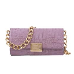 KBW570 Wholesale Ladies New Stone Pattern Stick Bag High Quality Fashion PU Chain Underarm Shoulder Women Bag