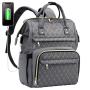 LOVEVOOK wholesale Quilted 15.6 notebook bags, elegant large school backpack work travel Women's laptop Backpacks with USB