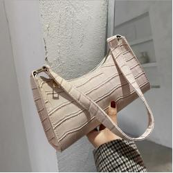 Retro Casual Women Crocodile Pattern Shoulder Purses And Handbags Luxury Women Ladies Underarm Shoulder Bags Women