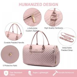 2022 LOVEVOOK new arrival Large Waterproof Travel Bag Sport Gym Weekender Bag for Women with Toiletry Duffel luggage travel bags