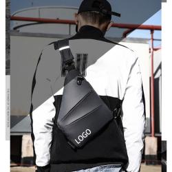 Custom Logo lightweight durable motorcycle chest pack sling bag multifunction waterproof men's chest bags