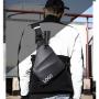 Custom Logo lightweight durable motorcycle chest pack sling bag multifunction waterproof men's chest bags