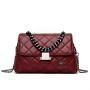 Factory Wholesale Women Messenger Bags Good Quality Soft PU Leather Chain Strap Shoulder Crossbody Bags for Women
