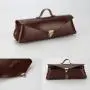 Wholesale beautiful nice design pencil case pen pouch leather kit leather case pen