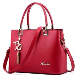 ZR721 Woman Bag Handbag Lady PU Fashion Female Zipper Portable Big Shoulder Bag Girl Versatile Crossbody Tote Bag Shopping Party