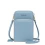 HR188 Fashion Ladies Mini Phone Storage Billfold Women's New One Shoulder Crossbody Small Bag PU Leather Key Coin Card Purse