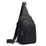 HR408 New Shoulder Waterproof Casual Men's Bag Crossbody Outdoor Cycling Chest Bag Durable Daily Chest Earphone Hole Bag