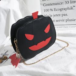 Factory Sample Cute Custom Bags Pumpkin Shape Lady Chain Bags Women Shoulder Bags