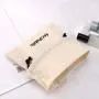 Eco-friendly Natural Cotton Drawstring Building Block Gif Packaging Pouch Custom Logo Printed  Organic Cotton Drawstring Bag
