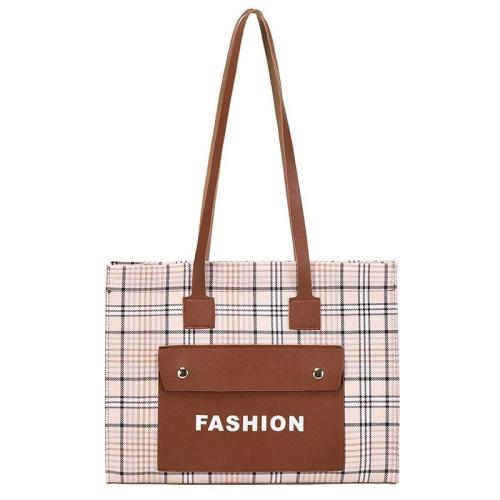 Wholesale 2024 Women's High-Capacity Tote Bags Fashionable Portable Ins Shoulder Bags Printed Letters Large Foreign Trade Bag