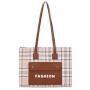 Wholesale 2024 Women's High-Capacity Tote Bags Fashionable Portable Ins Shoulder Bags Printed Letters Large Foreign Trade Bag