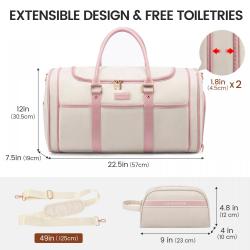 LOVEVOOK 2022 wholesale fashion 2pc Duffle Tote Bag with Shoe compartment gym bags women ladies travel Luggage weekender bags