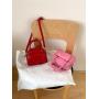 2024 fashion design wrinkle mini bag Soft leather PU ladies hand bags Wholesale adjustable shoulder bags for girls
