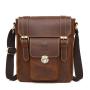 XL291 Multi-layer Large Capacity Messenger Bag Wear-resistant Durable Bag First Layer Cowhide Genuine Leather Men's Shoulder Bag