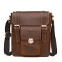 XL291 Multi-layer Large Capacity Messenger Bag Wear-resistant Durable Bag First Layer Cowhide Genuine Leather Men's Shoulder Bag