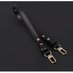 HR200 Adjustable Leather Bag Shoulder Strap Black Extension Shoulder Strap Accessory Adjustable PU Crossbody Bag Long Strap