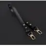 HR200 Adjustable Leather Bag Shoulder Strap Black Extension Shoulder Strap Accessory Adjustable PU Crossbody Bag Long Strap