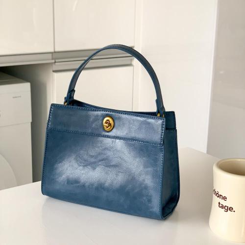 New simple fashion hand bags Square Solid mini Tote Bag PU luxury versatile shoulder bags for women 2023