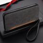 ZR943 New Fashion Men's Long Wallet PU Leather Retro Simple Handheld Billfold ID Card Holder Leisure Bag Money Clip Custom Logo