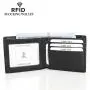 Wholesale Men's Leather Wallets Anti-Theft RFID Short Wallet Credit Card Holder Bag Cash Clip Slim Wallets For man