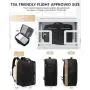 LOVEVOOK Waterproof Luggage Suitcase with Toiletry Bag 40L TSA-Approved Expandable 17 inch Laptop Backpack USB Travel Backpack