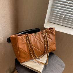 Wholesale Diamond Lattice Women Tote Bags Casual Fashion Women Shoulder Bags Chain Ladies Designer Handbags Large Capacity