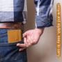 Ultra-Thin Mini Pu Coin Purse Id Card Driver'S License Leather Case Multi-Functional Storage Bag Card Holder