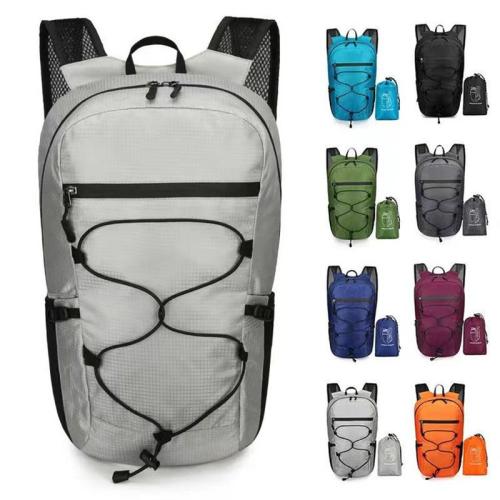 Outdoor Travel Outdoor Hiking Mountaineering Foldable Backpack Large Capacity Lightweight Foldable Backpack Bag