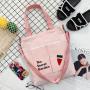 New Trendy Designer Lady Sweet Canvas Bag Korean Version Student Shoulder Bag Elegant Female Side Pocket Handbag For Shopping