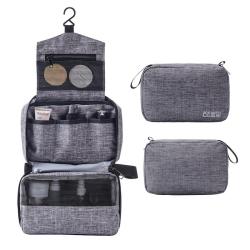 Custom Hook Cosmetic Bags For Women Travel Makeup Pouch Waterproof Toiletries Storage Bag Ladies Neceser Make Up Organizer Bag