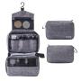 Custom Hook Cosmetic Bags For Women Travel Makeup Pouch Waterproof Toiletries Storage Bag Ladies Neceser Make Up Organizer Bag