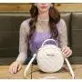 Small Round Bags Cheap New Design Ladies Sling Shoulder Bag Pu Leather Women Messenger Bag Luxury Purses Handbag for Women