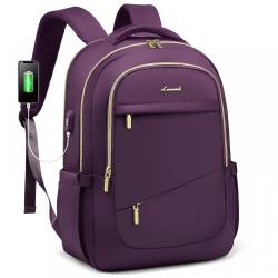 LOVEVOOK Custom 2023 trendy business waterproof nylon USB backpacks college travel  tear-resistant smart laptop backpack unisex