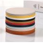 KBW721 Nordic Style PU Leather Coaster Insulation Pad Tea Coffee Cup Pad Waterproof Anti Scalding Anti Slip Pad GO Gifts