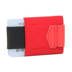 Slim front pocket elastic leather card holder customized elastic card holder wallet